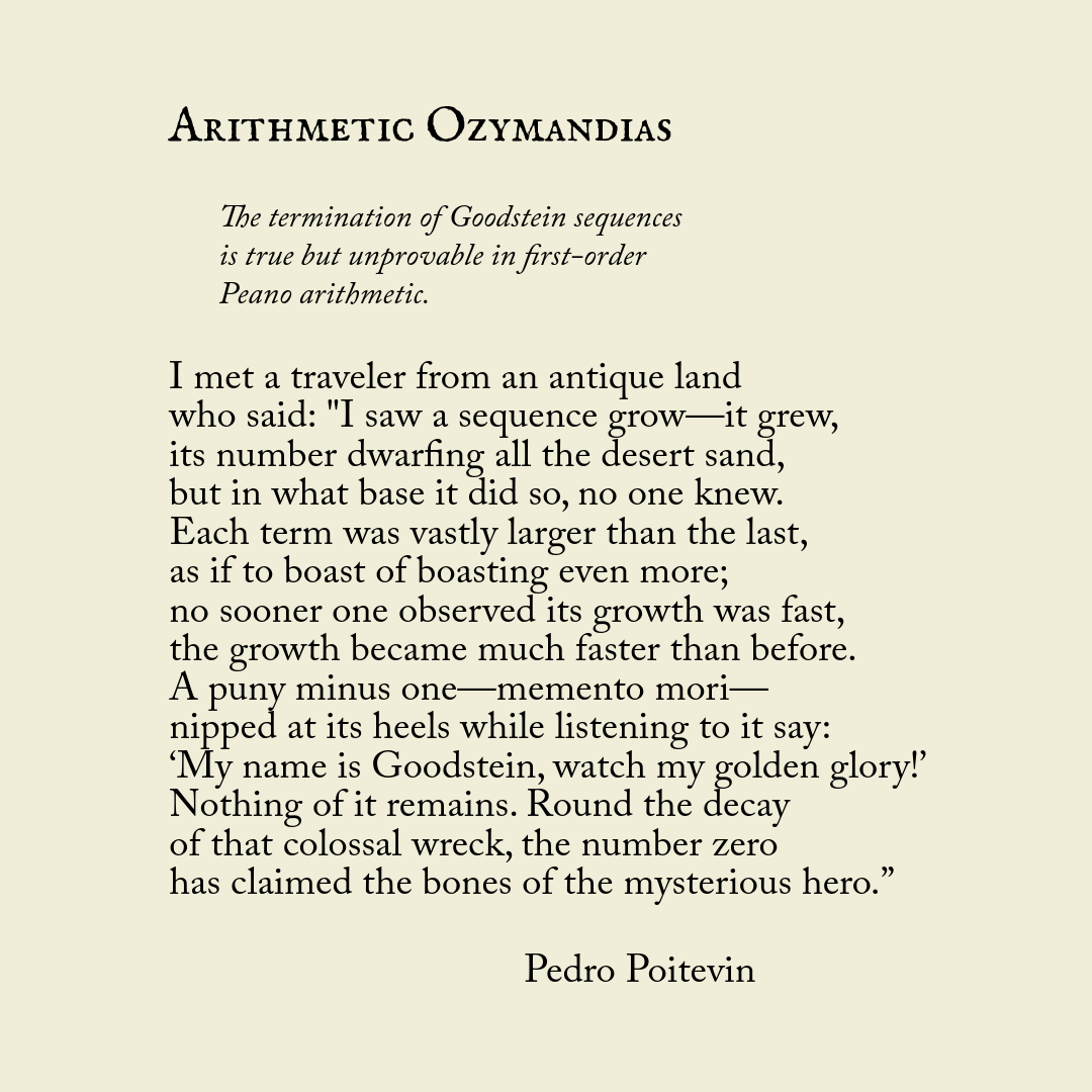 Arithmetic Ozymandias